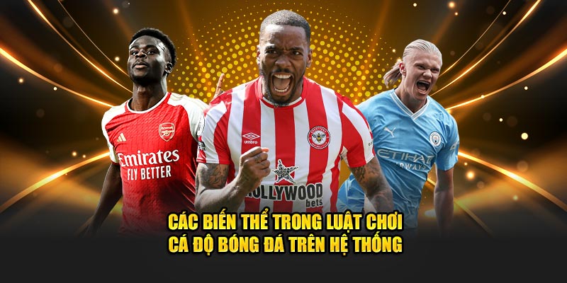 Các biến thể trong luật chơi cá độ bóng đá
