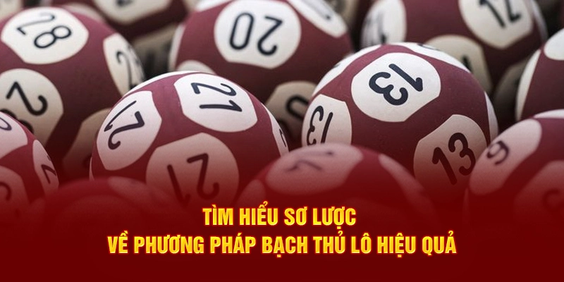 Sơ lược về phương pháp bạch thủ lô 789p